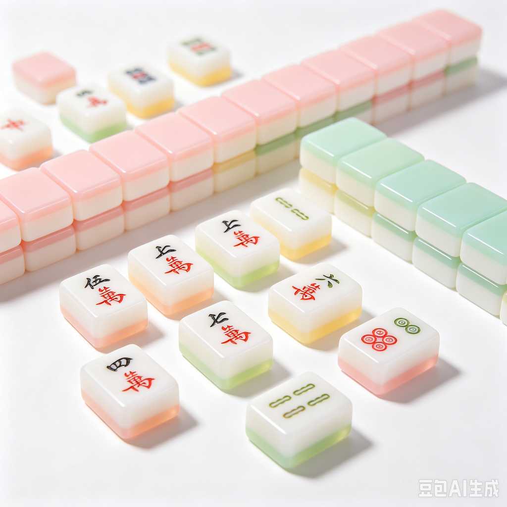 two tone mahjong set design